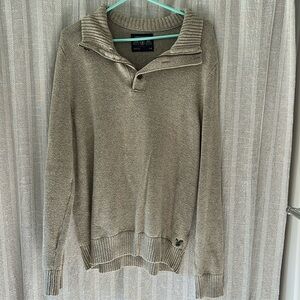 American Eagle Men’s quarter zip sweater